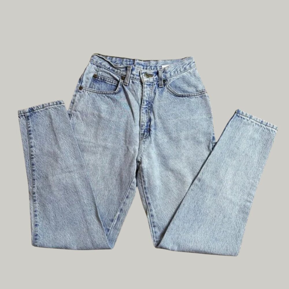 Vintage Levi’s Native Blue Acid Wash High Rise Mom Jeans USA Made